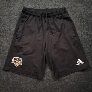 Adidas Houston Dynamo FC 2017 Climalite Authentic Shorts Men's Sz M Orange